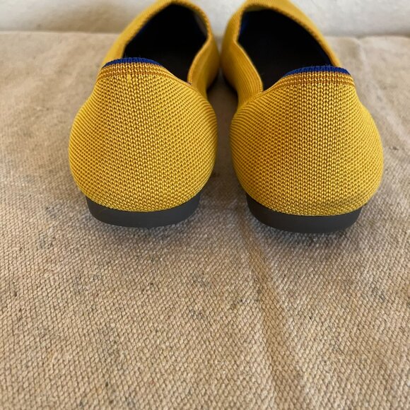 Rothy's Woman's Marigold The Point 11 Comfort Flats Shoes Sz 10 - Picture 5 of 15